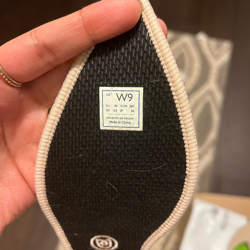 Rothy’s Pointed Flat Size 9. Color Ecru - image 3